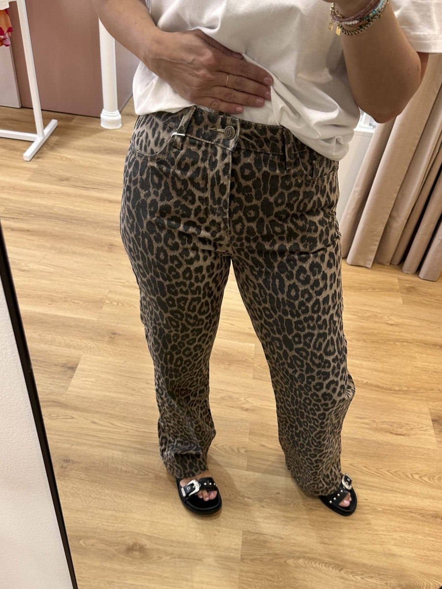 Pantalon Barbara LEOPARD - ORAIJE Pantalon pour femme