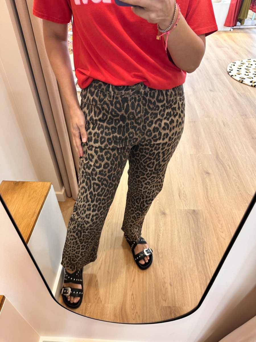 Pantalon Solange LEOPARD - LOËLA Pantalon pour femme