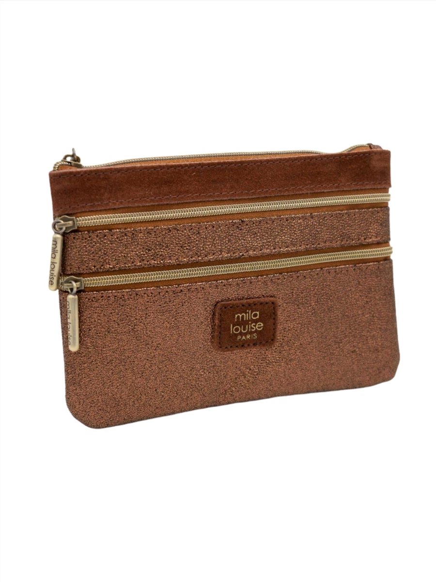 Pochette Pair PM COGNAC - MILA LOUISE Pochette pour femme