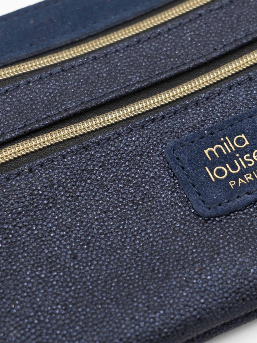 Pochette Pair PM ENCRE BLEU - MILA LOUISE Pochette pour femme