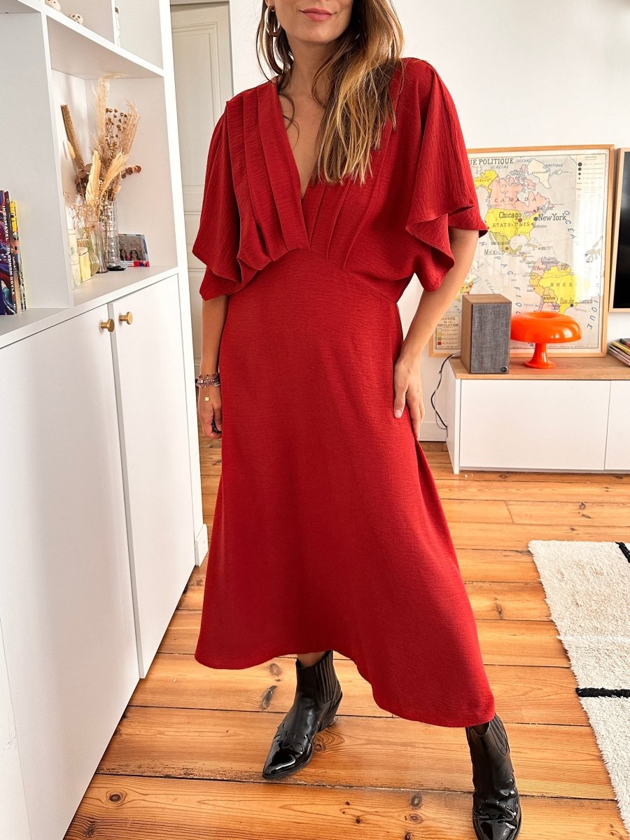 Robe Alabama TERRACOTA - RUE DES ABBESSES Robe pour femme