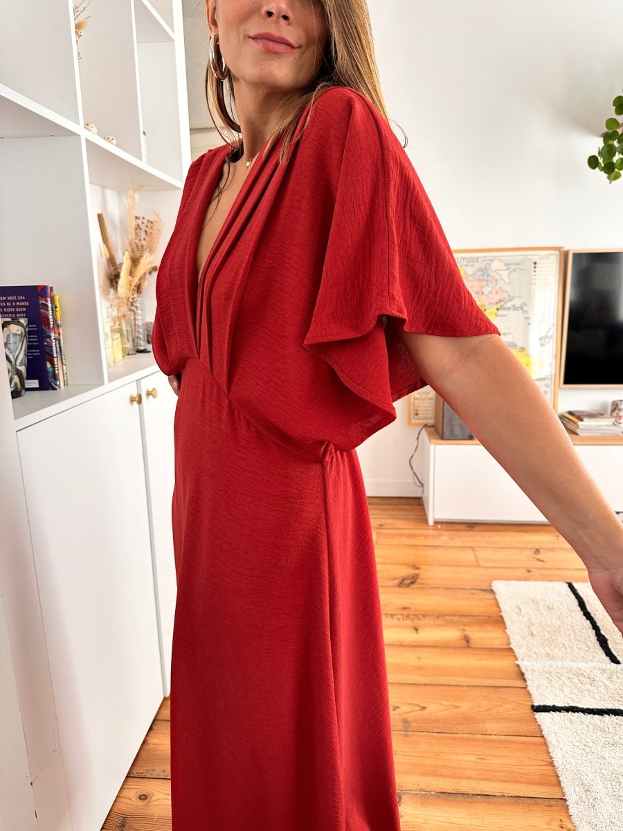 Robe Alabama TERRACOTA - RUE DES ABBESSES Robe pour femme