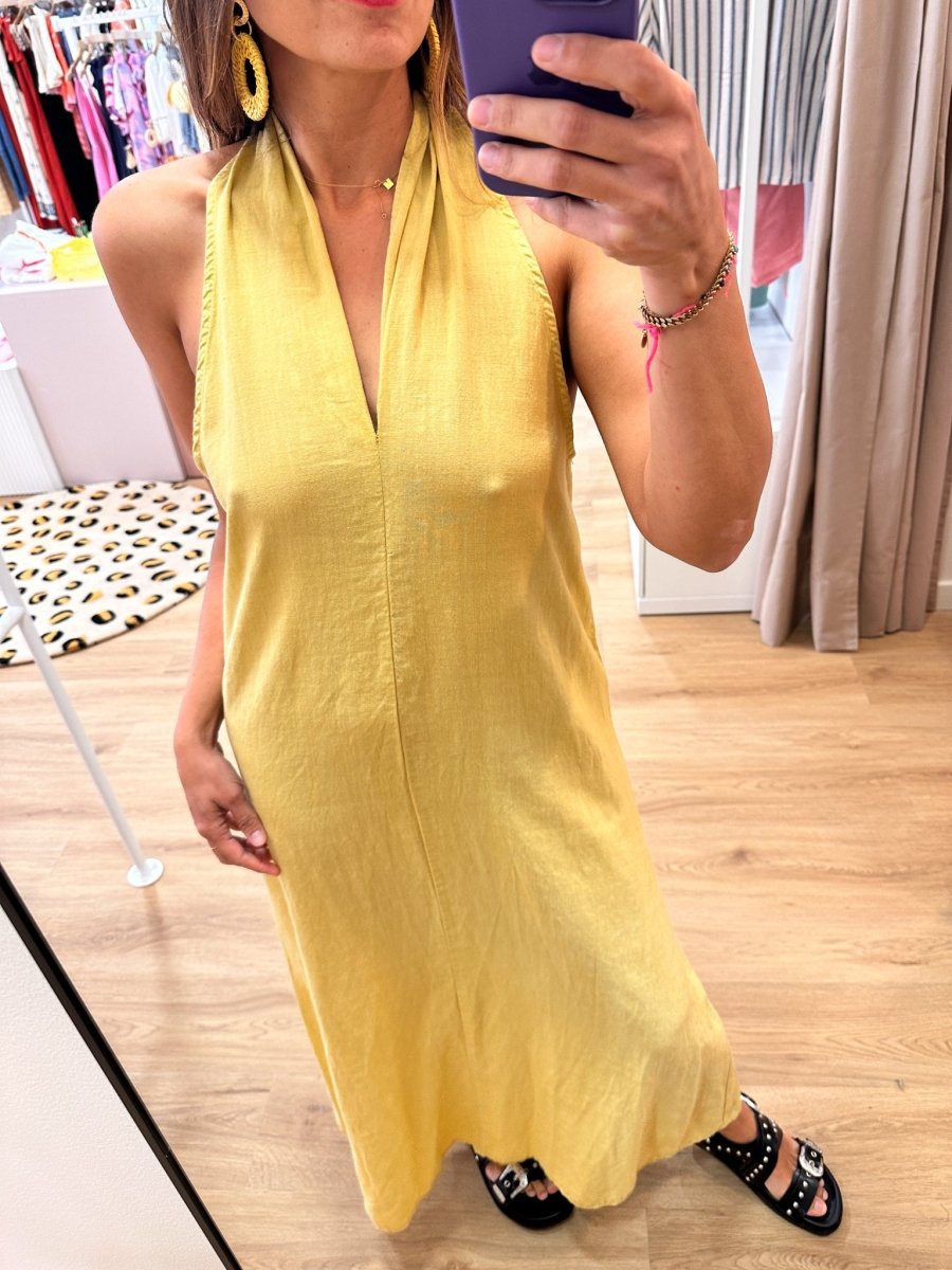 Robe Josephine JAUNE - LOËLA Robe pour femme