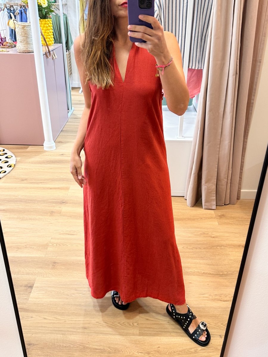 Robe Josephine TERRACOTA - LOËLA Robe pour femme