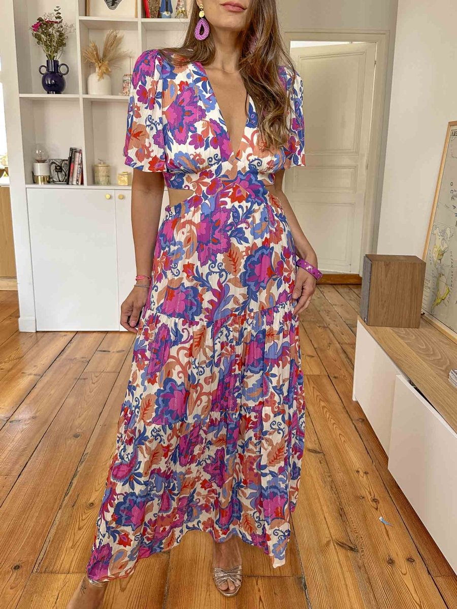 Robe Nelly ROSE - Loëla Robe pour femme